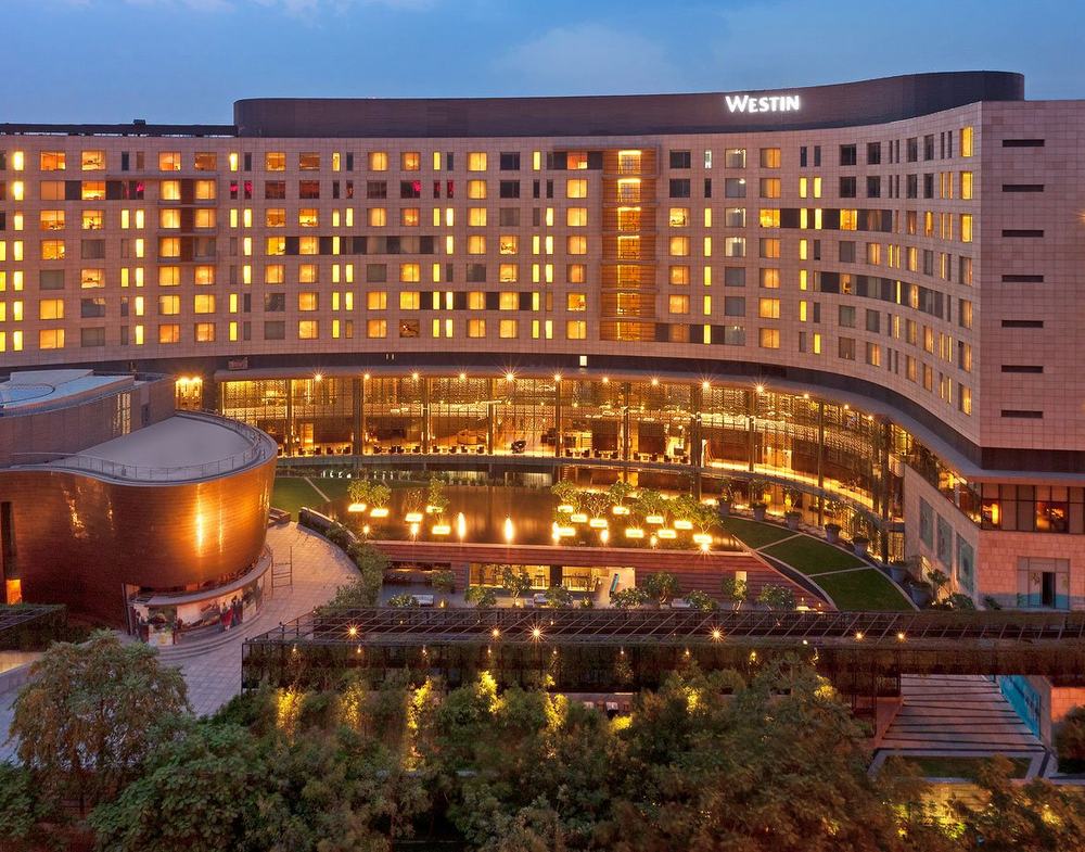 The Westin Gurgaon at dusk